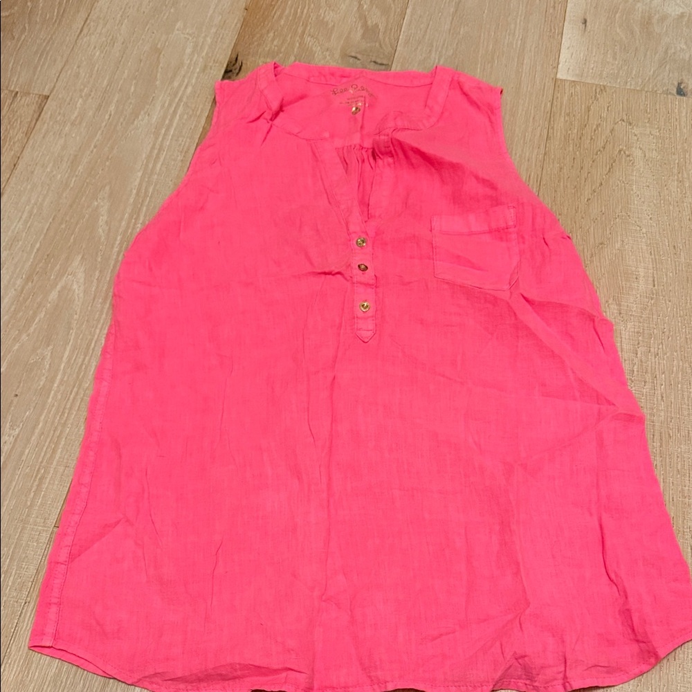 Lilly Pulitzer Pink Sleeveless Blouse